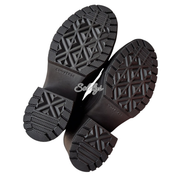 Converse Chuck 70 De Luxe Heel Leather & Buckles Triple Strap Platform Womens 6 - Picture 9 of 10